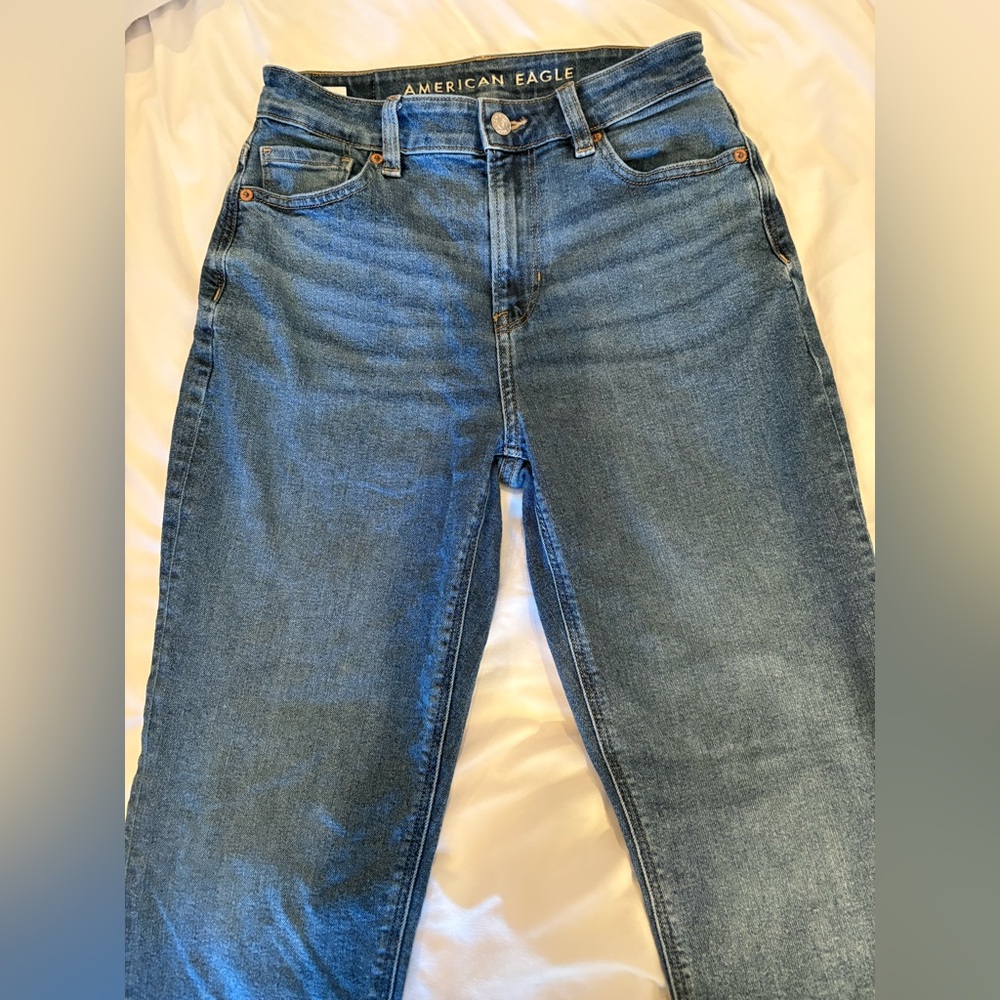 American Eagle Outfitters High Rise Blue Jeans